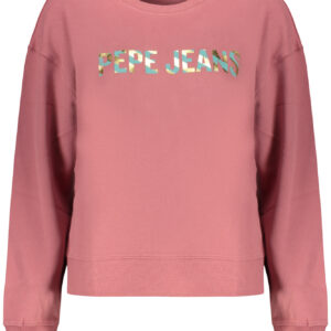 PEPE JEANS DAMEN ROSA REISSVERSCHLUSS-SWEATSHIRT