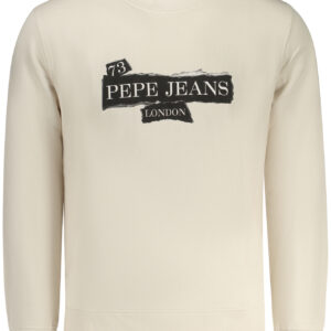 PEPE JEANS HERREN-SWEATSHIRT, BEIGE, MIT REISSVERSCHLUSS