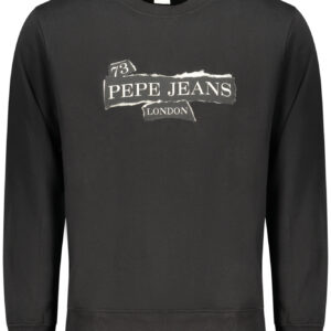 PEPE JEANS Herren-Sweatshirt mit Reißverschluss, schwarz
