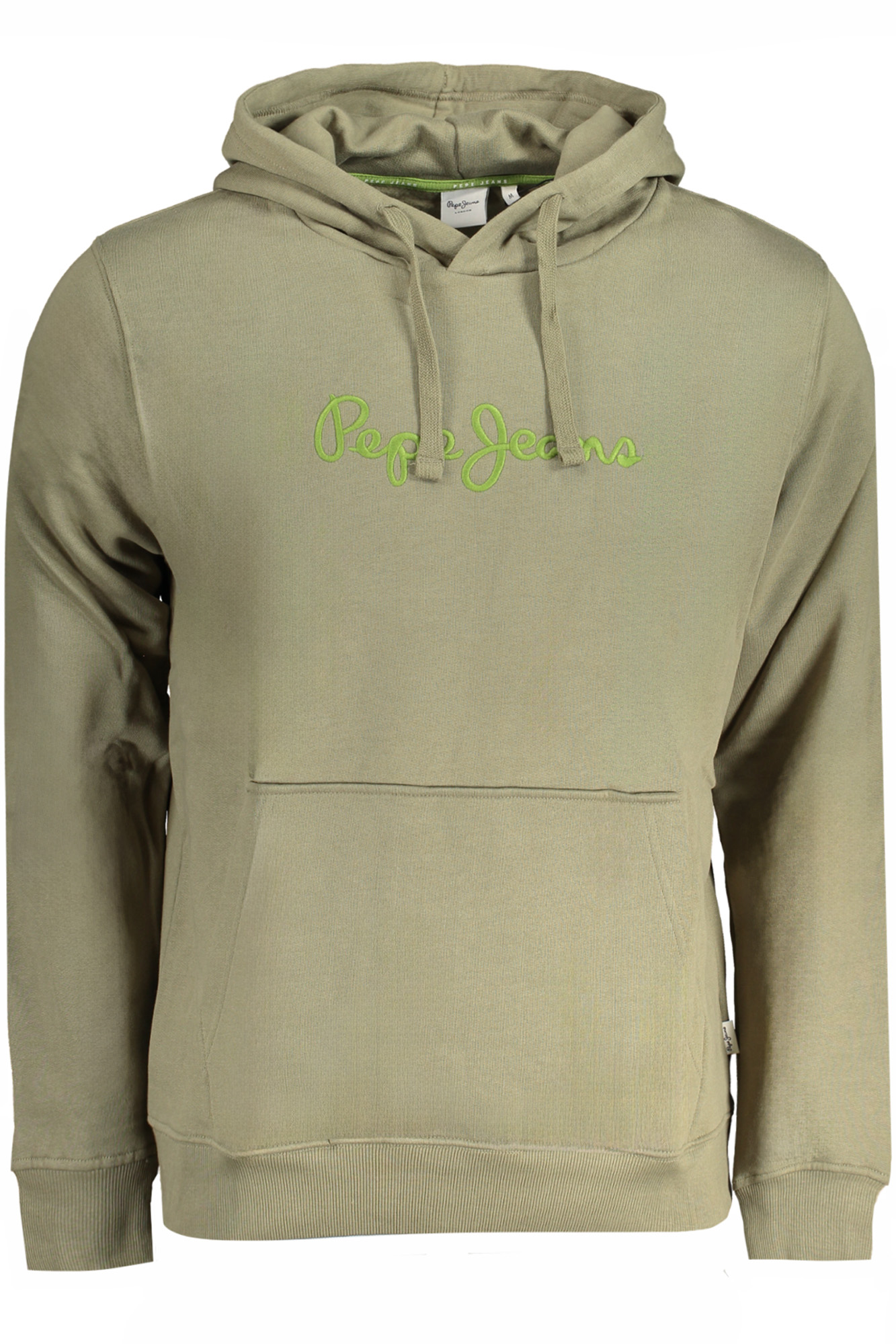 PEPE JEANS GRÜNES HERREN-SWEATSHIRT MIT REISSVERSCHLUSS