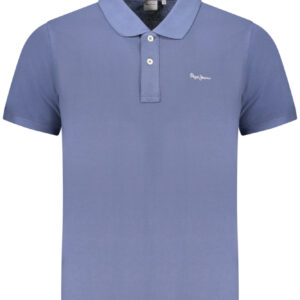 PEPE JEANS Herren-Poloshirt mit kurzen Ärmeln, blau