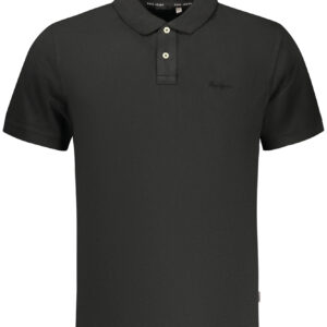 PEPE JEANS Herren-Poloshirt mit kurzen Ärmeln, Schwarz
