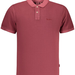 PEPE JEANS Herren-Poloshirt, kurzärmelig, rot