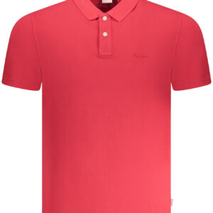 PEPE JEANS HERREN KURZARM POLOSHIRT ROT