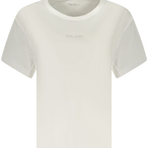 PEPE JEANS DAMEN KURZARM-T-SHIRT WEISS