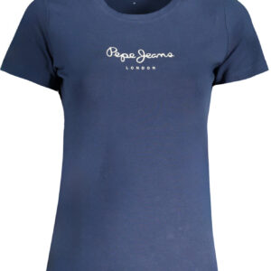 PEPE JEANS DAMEN KURZARM T-SHIRT BLAU