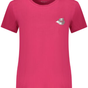PEPE JEANS DAMEN-T-SHIRT MIT KURZEN ÄRMELN, ROT
