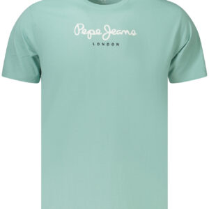 PEPE JEANS Herren-T-Shirt mit kurzen Ärmeln, blau