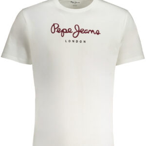 PEPE JEANS HERREN-KURZÄRMELIGES T-SHIRT WEISS