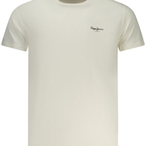 PEPE JEANS Herren Kurzarm-T-Shirt Weiß