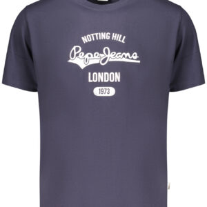 PEPE JEANS Herren-T-Shirt mit kurzen Ärmeln, blau