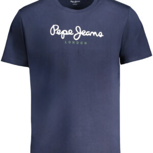 PEPE JEANS HERREN-KURZÄRMELIGES T-SHIRT BLAU
