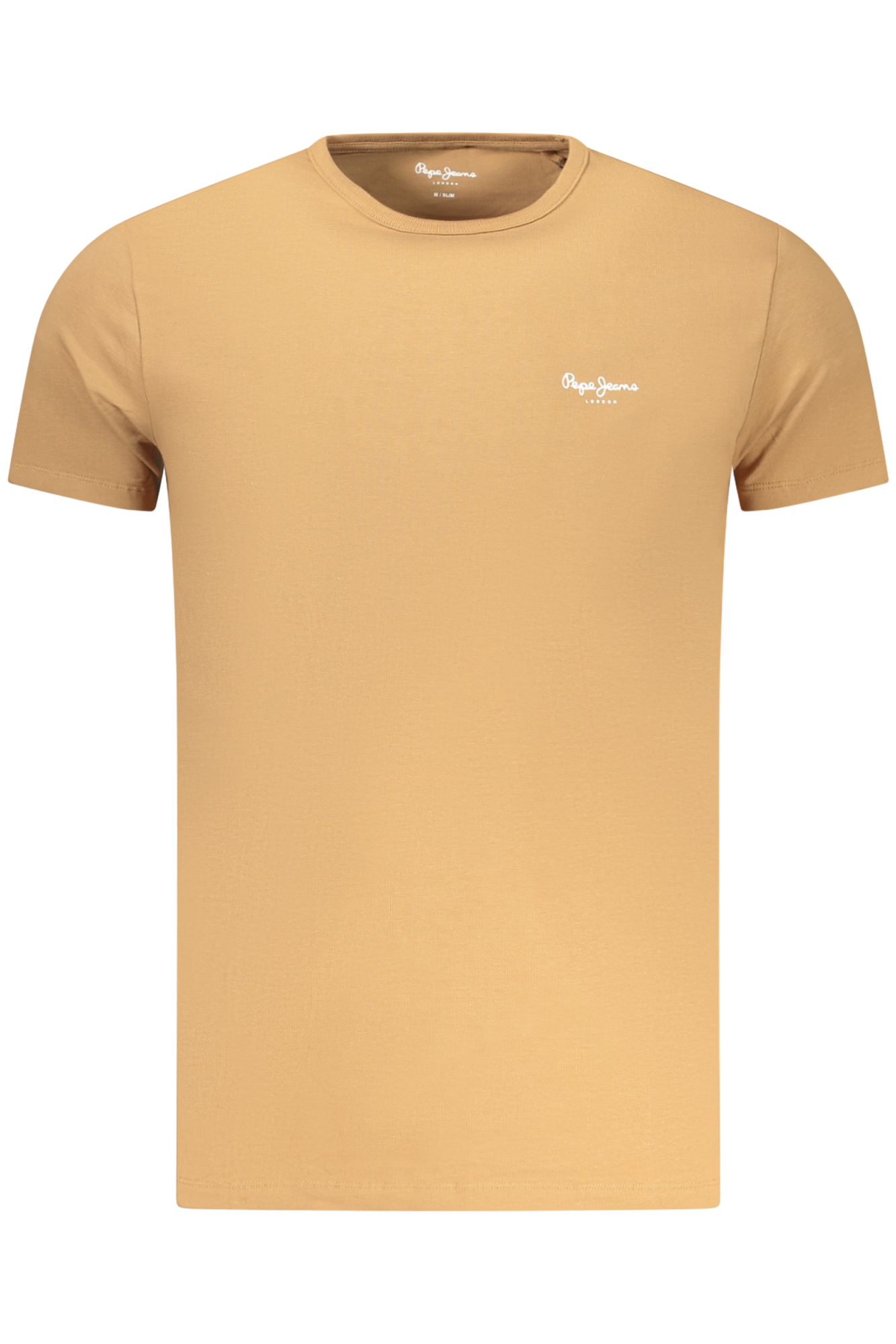 PEPE JEANS Herren-T-Shirt mit kurzen Ärmeln, BRAUN