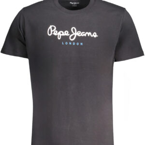 PEPE JEANS HERREN-KURZARM-T-SHIRT SCHWARZ