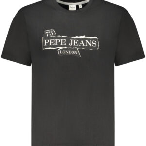 PEPE JEANS Herren Kurzarm-T-Shirt Schwarz