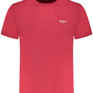 PEPE JEANS Herren-T-Shirt mit kurzen Ärmeln, Rot