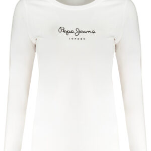 PEPE JEANS LANGARM-T-SHIRT FÜR DAMEN WEISS