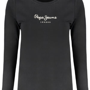 PEPE JEANS LANGARM-T-SHIRT FÜR DAMEN SCHWARZ