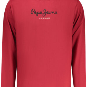 PEPE JEANS Herren Langarmshirt, Rot