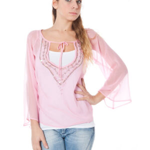 PHARD LANGARM T-SHIRT DAMEN ROSA