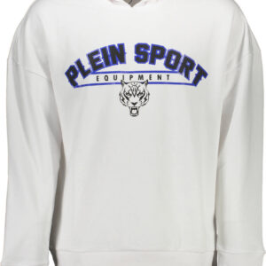 PLEIN SPORT SWEATSHIRT OHNE REISSVERSCHLUSS HERREN WEISS