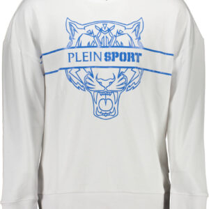 PLEIN SPORT SWEATSHIRT OHNE REISSVERSCHLUSS HERREN WEISS
