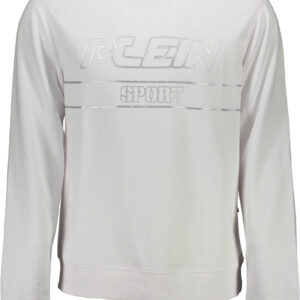 PLEIN SPORT SWEATSHIRT OHNE REISSVERSCHLUSS HERREN WEISS