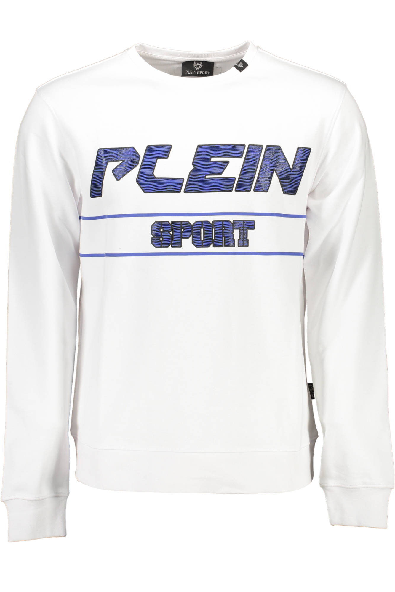 PLEIN SPORT HERREN-SWEATSHIRT MIT ZIP WEISS