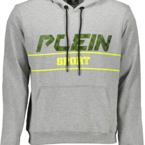 PLEIN SPORT SWEATSHIRT OHNE REISSVERSCHLUSS HERREN GRAU