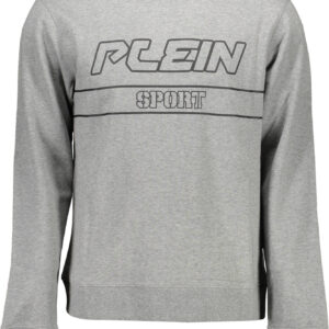 PLEIN SPORT SWEATSHIRT OHNE REISSVERSCHLUSS HERREN GRAU