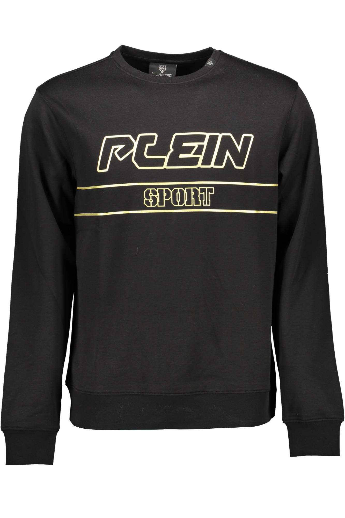 PLEIN SPORT HERREN SCHWARZES SWEATSHIRT MIT ZIP