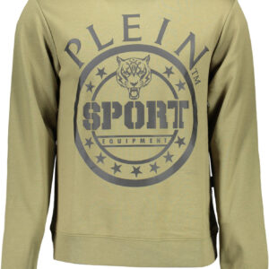 PLEIN SPORT SWEATSHIRT OHNE REISSVERSCHLUSS HERREN GRÜN