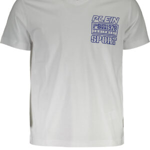 PLEIN SPORT KURZARM-T-SHIRT HERREN WEISS