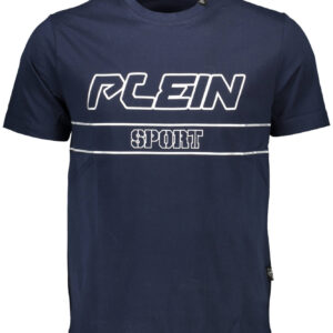 PLEIN SPORT KURZARM-T-SHIRT HERREN BLAU