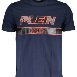PLEIN SPORT KURZARM-T-SHIRT HERREN BLAU