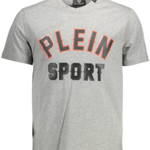 PLEIN SPORT KURZARM T-SHIRT HERREN GRAU