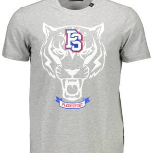 PLEIN SPORT KURZARM-T-SHIRT HERREN GRAU