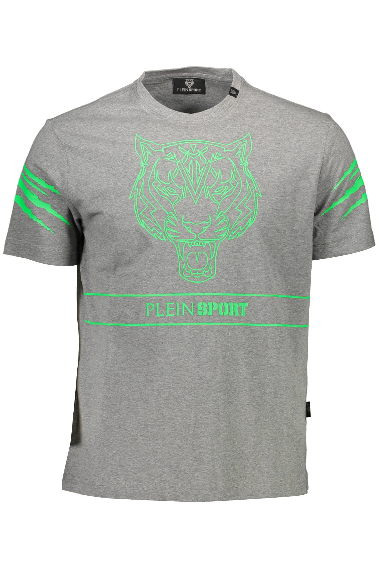 PLEIN SPORT KURZARM-T-SHIRT HERREN GRAU