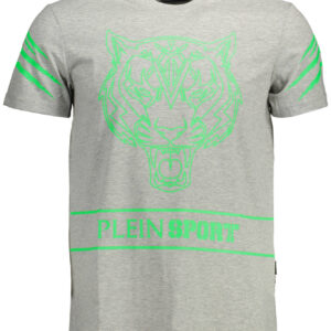 PLEIN SPORT KURZARM-T-SHIRT HERREN GRAU