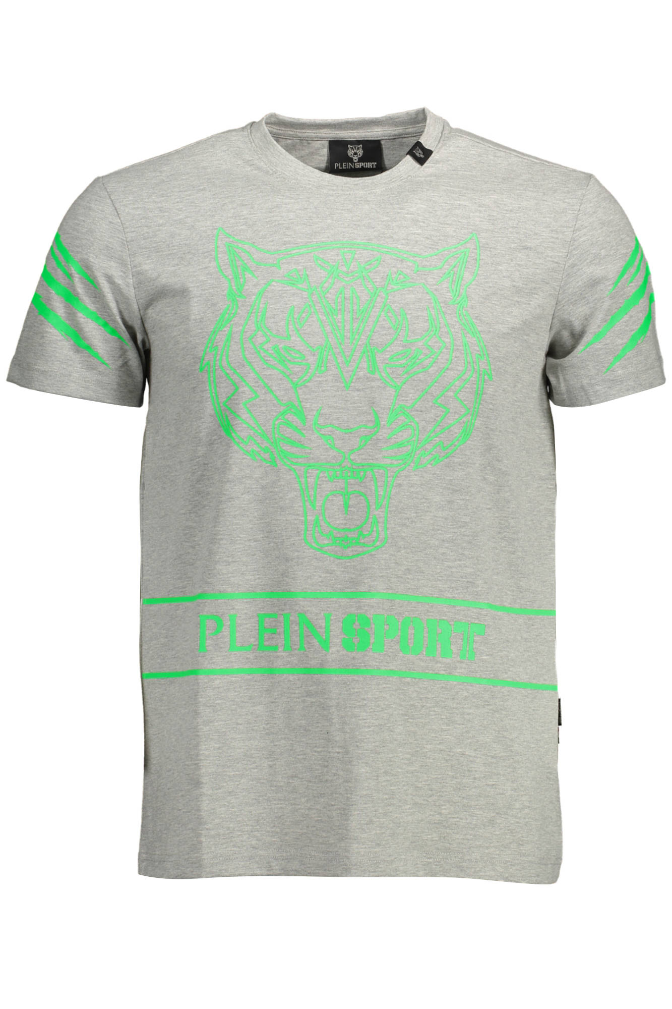 PLEIN SPORT KURZARM-T-SHIRT HERREN GRAU