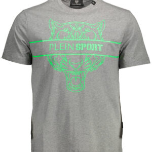 PLEIN SPORT KURZARM-T-SHIRT HERREN GRAU