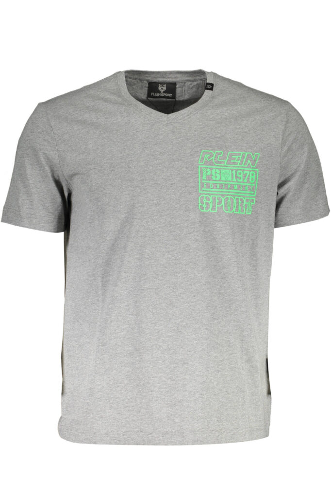 PLEIN SPORT KURZARM T-SHIRT HERREN GRAU