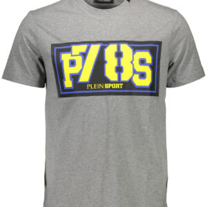 PLEIN SPORT KURZARM-T-SHIRT HERREN GRAU