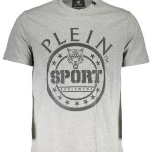 PLEIN SPORT KURZARM-T-SHIRT HERREN GRAU