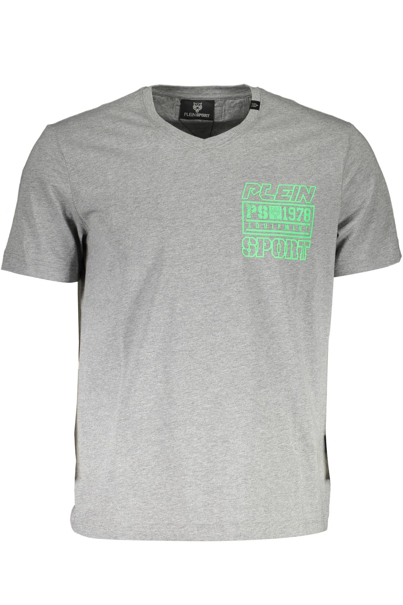 PLEIN SPORT KURZARM T-SHIRT HERREN GRAU