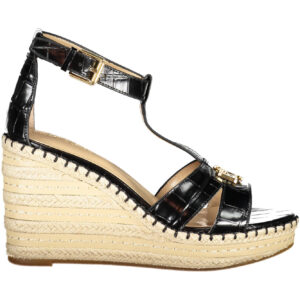 RALPH LAUREN SCHUH SANDALE DAMEN SCHWARZ