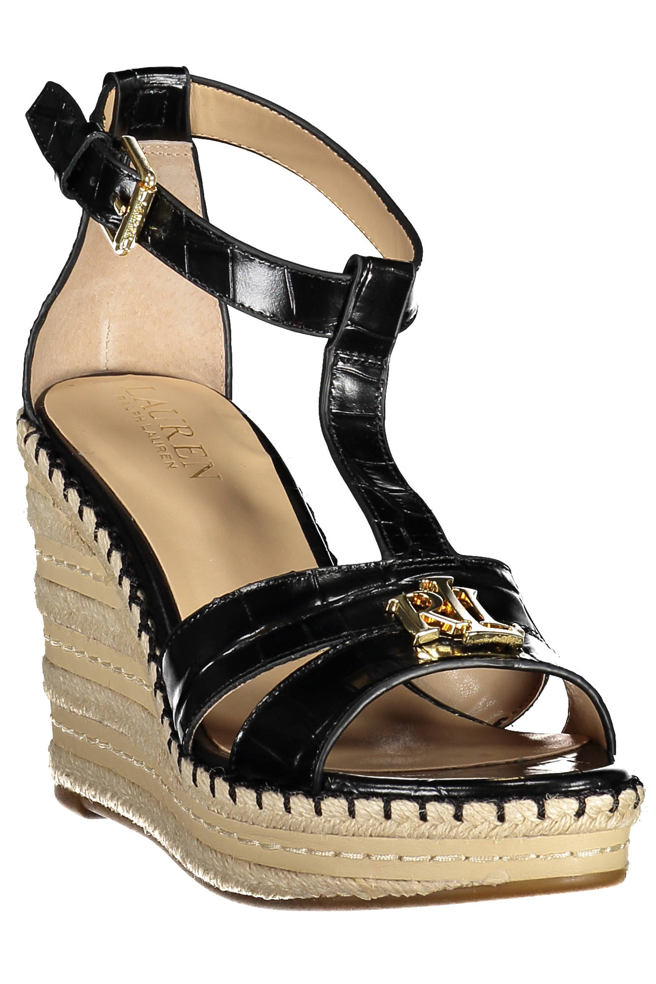 RALPH LAUREN SCHUH SANDALE DAMEN SCHWARZ – Bild 2