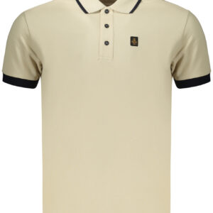 REFRIGIWEAR Herren-Poloshirt mit kurzen Ärmeln, Beige