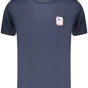 REFRIGIWEAR Herren-Kurzarm-T-Shirt, Blau