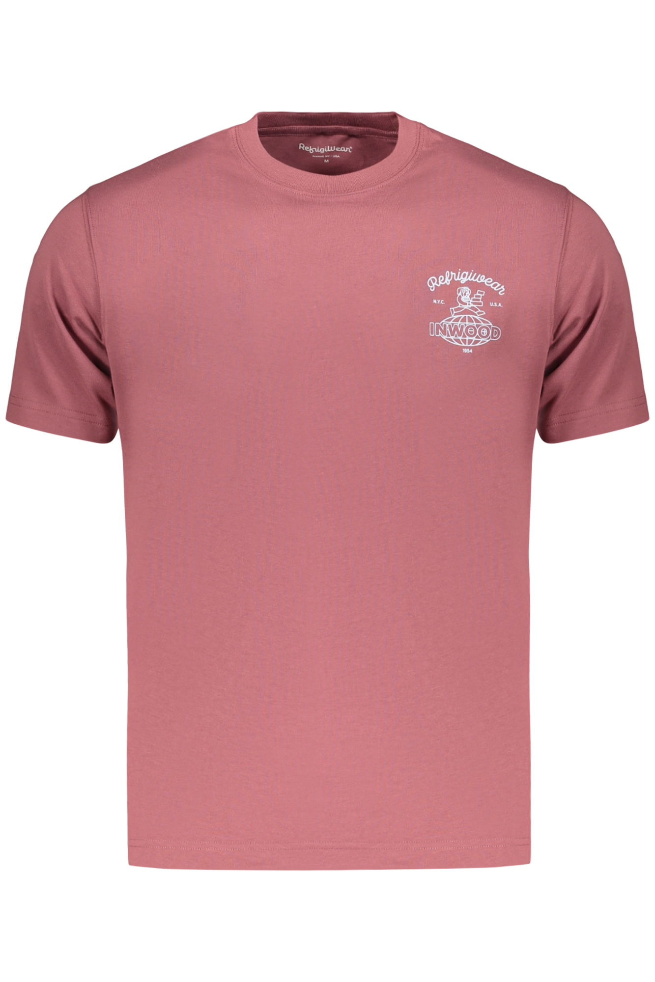 REFRIGIWEAR Herren-T-Shirt mit kurzen Ärmeln, Rot